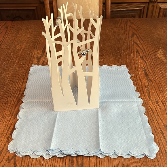 Vintage Baby Blue 6pcs  Dining Table Cover - Picture 7 of 11